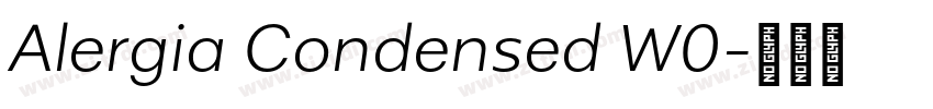 Alergia Condensed W0字体转换